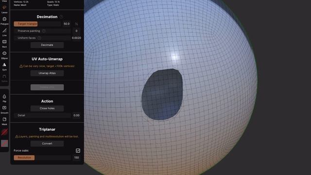 Nomad Sculpt - One Way to fix / fill holes in the Mesh (V1.65 - 5.3.2022) смотреть онлайн