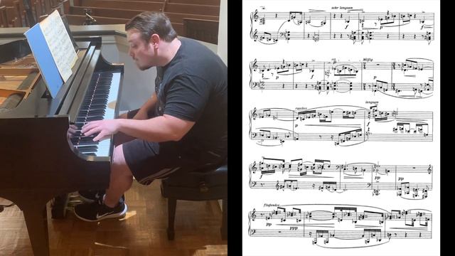 Schoenberg Op. 11 Mov. 1 Performed By Matthew Wilkinson