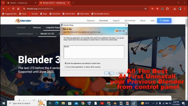 Blender-Unsupported Graphics Card Configuration
