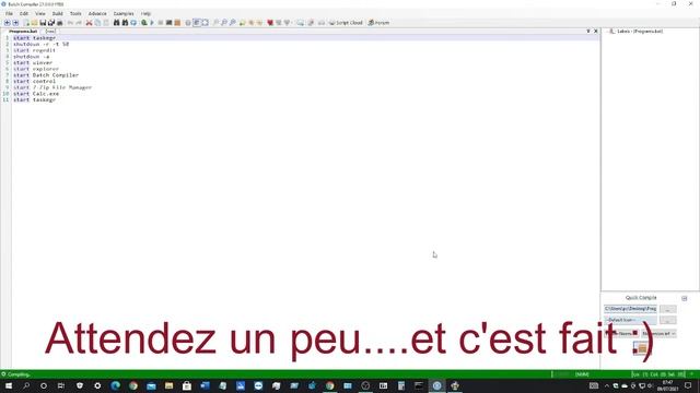 Convertir les fichiers .bat en .exe смотреть онлайн