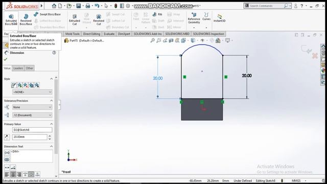 URDU VERSION OF SOLID WORKS||TUTORIAL#1||BASIC PART смотреть онлайн