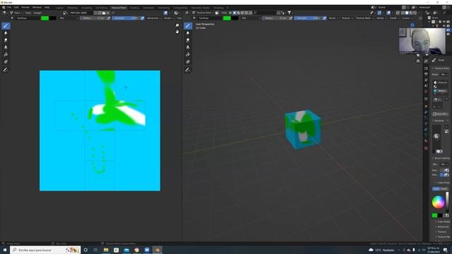 no pinta el texture paint de blender смотреть онлайн