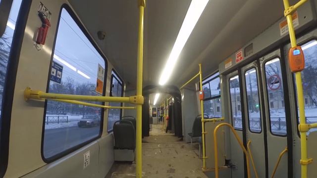 Трамвай "3035 по 38 от Политехнической до пл. Мужества" СПб 14-*: ЛВС-86К 3035 по №38 (08.01.24) смотреть онлайн