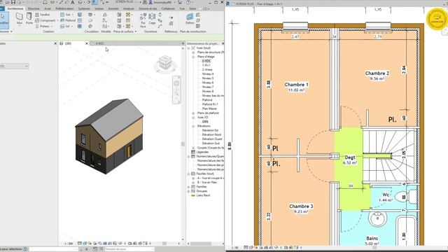 how to split interface revit to multi screen смотреть онлайн