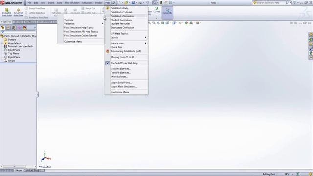 Fluid Analysis Tutorial using SolidWorks смотреть онлайн