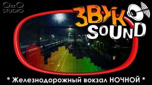 Ночной Железнодорожный вокзал ЗВУК / Night Train station SOUND