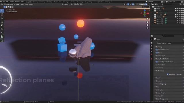 Everything about real time reflections and indirect lighting in Blender EEVEE смотреть онлайн