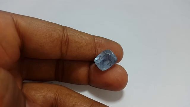 14.25 Carats Ceylon Aqua Blue Sapphire Unheated Untreated Certificate Number GM0701190234