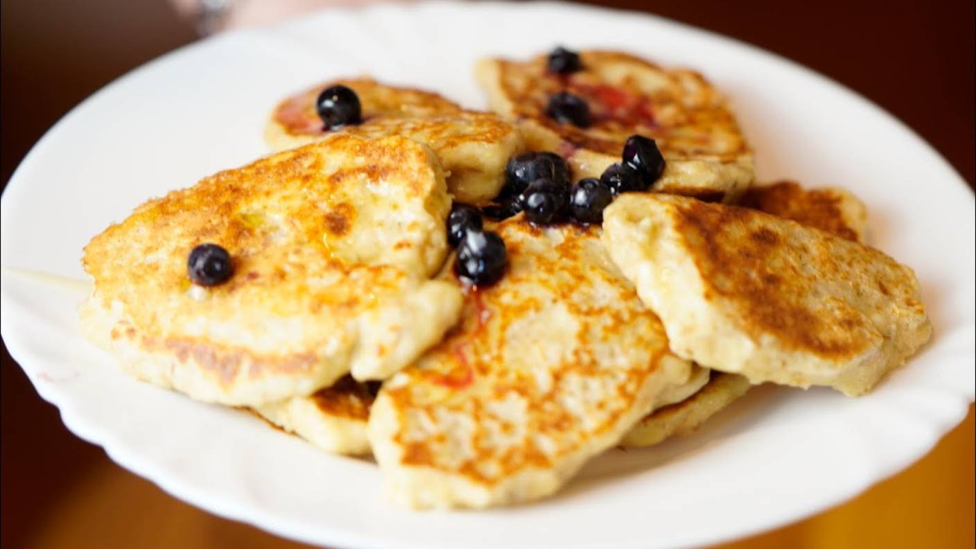 ФИТНЕС-БЛИНЧИКИ овсяно-творожные.Очень Быстро! смотреть онлайн