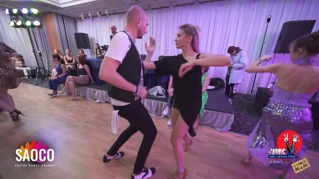 Anton Shcherbak and Tatyana Rakhmetulova Salsa Dancing at 3 Front Relax in Hotel Don-Plaza, 03.08.1 смотреть онлайн