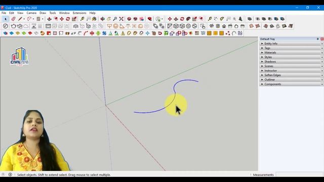 Sketchup in Tamil(தமிழ்) How to create Polyline with JHS Powerbar plugins смотреть онлайн