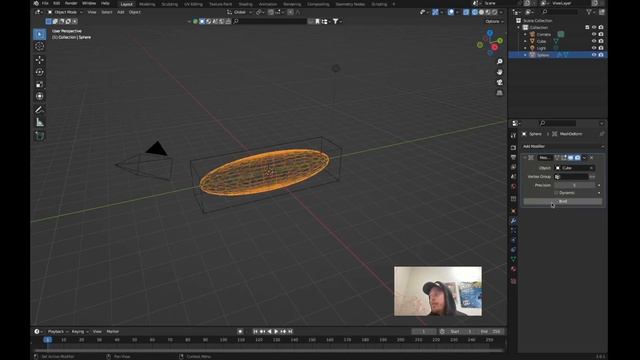 How to use the Mesh Deform Modifier смотреть онлайн