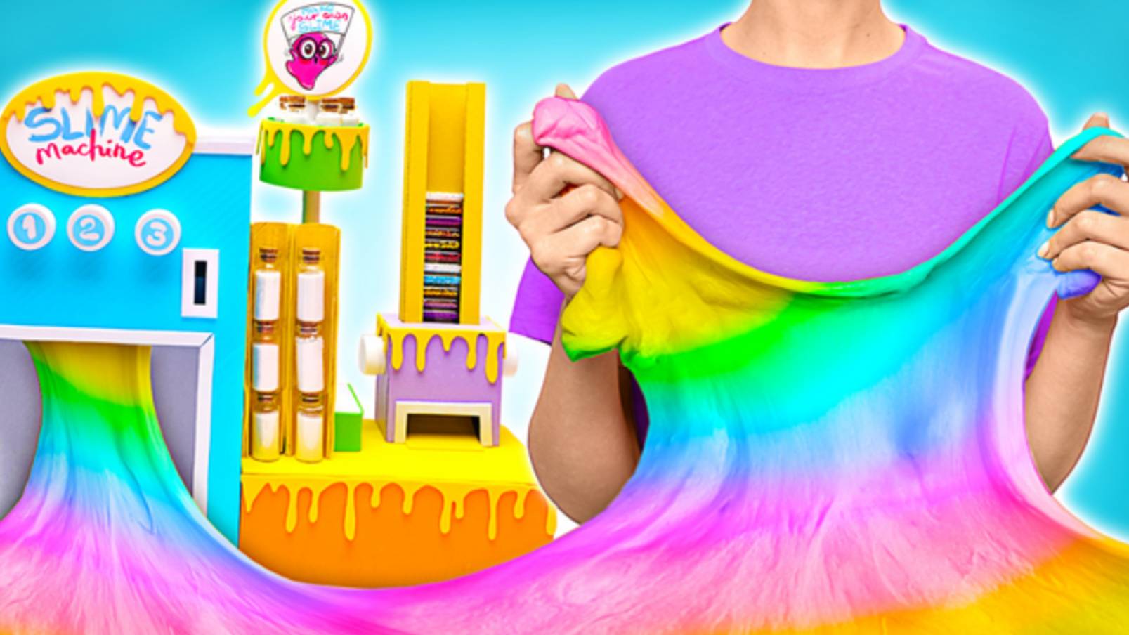 Как сделать фабрику по производству слаймов в домашних условиях || ВЕСЕЛЫЕ ПОДЕЛКИ! ✨ смотреть онлайн