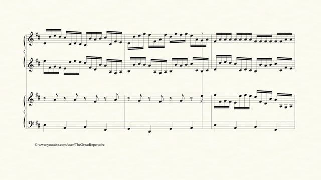 Pachelbel, Canon In D Major, Piano