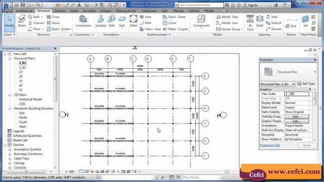 Autodesk Revit 2017 Tutorial-How to Draw Structural Column and Beam смотреть онлайн