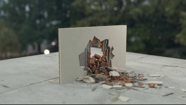 Blender Cell Fracturing - 3 Layer Wall Destruction смотреть онлайн