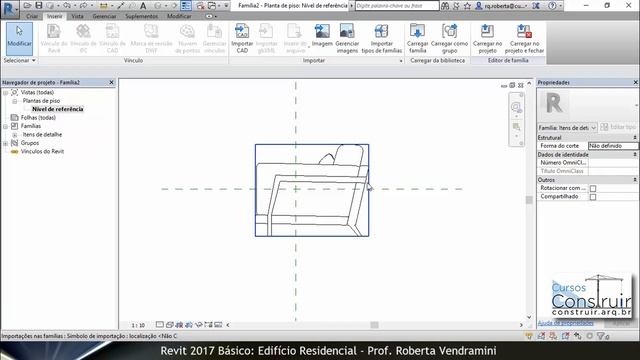 🔴 Revit 2017 Aula 57/177: Inserindo elementos 2D em famílias a partir do AutoCAD e SketchUp смотреть онлайн