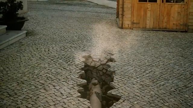 Street Ground collapse after a Earthquake смотреть онлайн