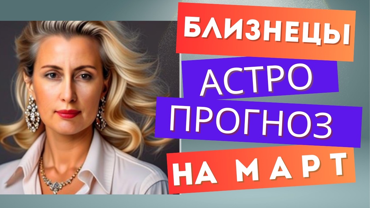БЛИЗНЕЦЫ 💯 март 2025 г. Общий астрологический прогноз смотреть онлайн
