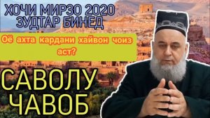 САВОЛУ ЧАВОБ: ВАКТИ ХОБИ БАД ДИДАН ЧИ БОЯД КАРД?