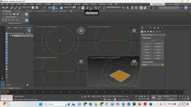 How to make a fantastic reference plane in 3DS Max смотреть онлайн