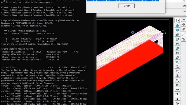 Ansys Mechanical APDL - Solving and Viewing Result смотреть онлайн
