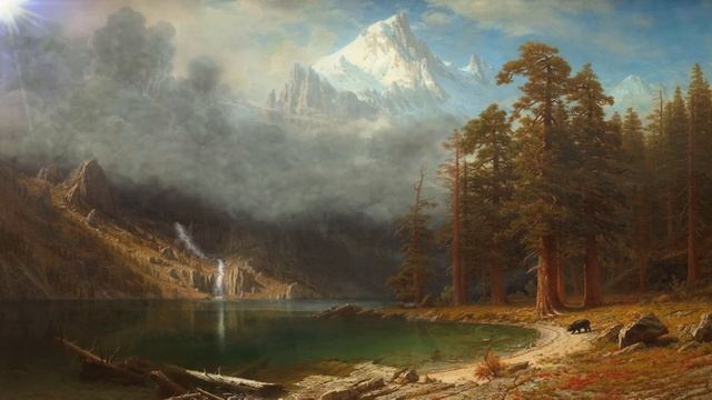 🖼️ Ambience | Mount Corcoran By Albert Bierstadt | Live Painting | 4K UHD | 2 Hours