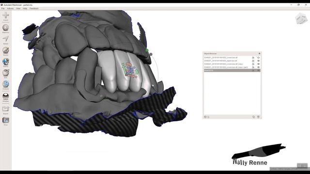 Meshmixer 3D printed partial смотреть онлайн