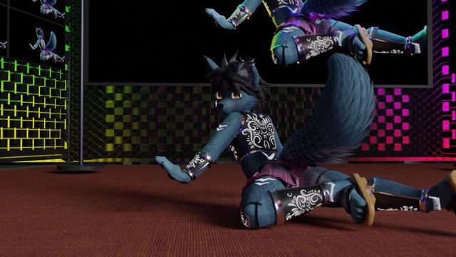 [Blender MMD] Stellar Vibrato - Dancing Folf! 'KCyclesX' Version смотреть онлайн