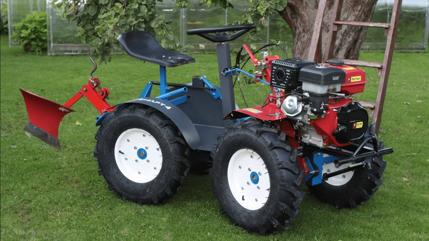 Модуль на мотоблок уборка снега.