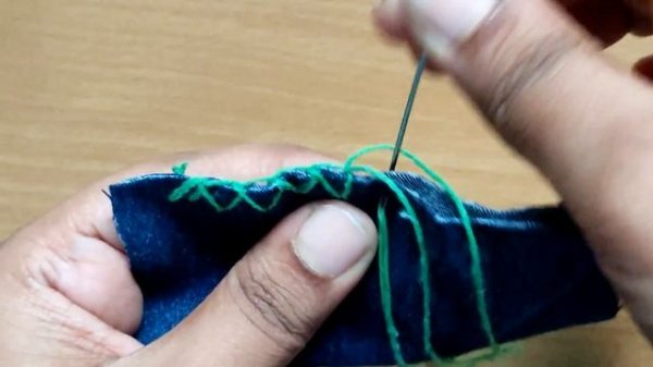 Overlock Stitch by hand (Basic Hand sewing)