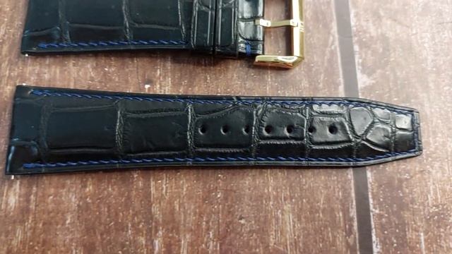 Black Full Grain Crocodile Leather Strap For Garmin Fenix 7x Sapphire Solar Watch смотреть онлайн