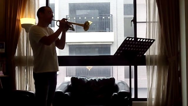 R.Strauss, Ein Alpensinfonie, excerpt 2, David Argenta trumpet смотреть онлайн