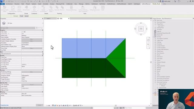 How to frame a roof on Revit® - hsbRoofElement on hsbDesign for Autodesk Revit® смотреть онлайн
