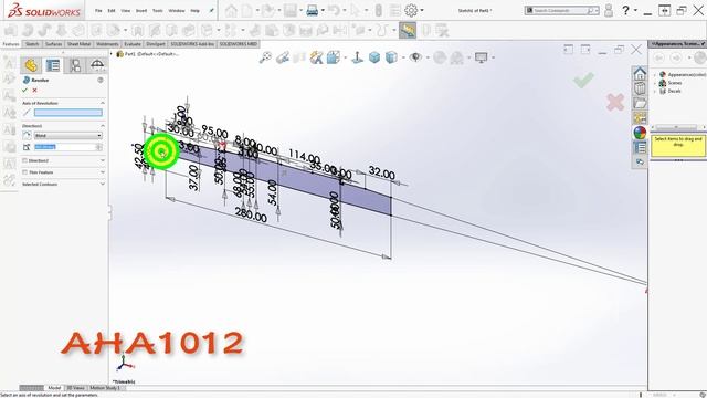Solidworks tips #14 angle head bearing shaft modling tutorials смотреть онлайн