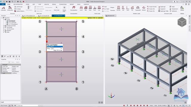 Commercial Building Analysis and Design in Tekla structural designer in Tamil | TSD Analysis | MDS смотреть онлайн