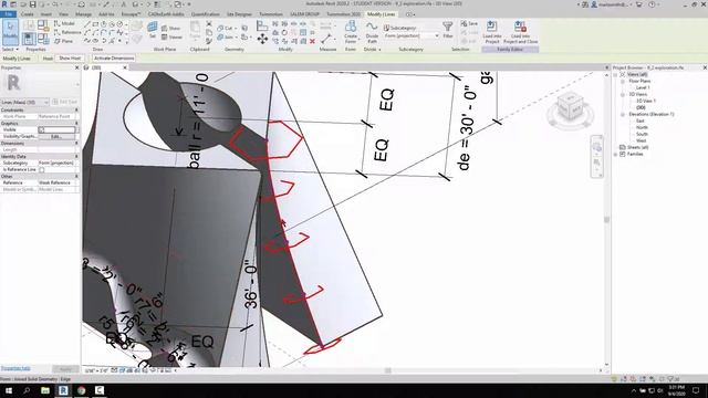 INQ Andrew B Void Circular Reference Revit Conceptual Mass Family смотреть онлайн