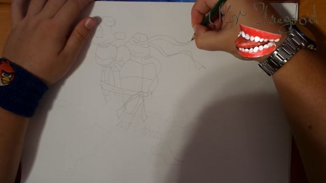 How to Draw DONATELLO from Teenage Mutant Ninja Turtles TMNT Step by Step Easy, color | EPISODE 4/7 смотреть онлайн