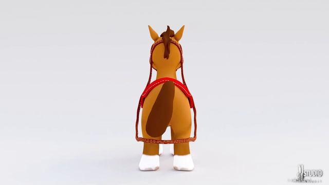 3D Horse - Blender 3.0.1 смотреть онлайн