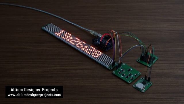 Arduino MAX7219 Parola Library And DS3231 Clock Project