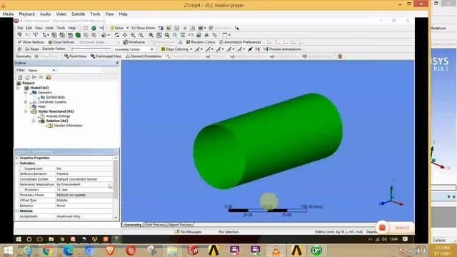 39 Solidworks practice simple drawing and learn ansys data смотреть онлайн