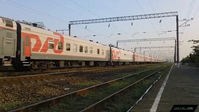 "Под стук колёс и скрип рельса" // РЖД ЭП1М-748 с поездом №326 Новороссийск - Пермь смотреть онлайн