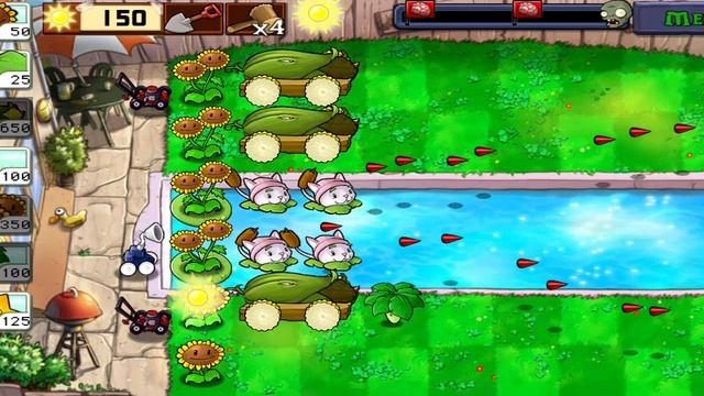 играю в растения против зомби,