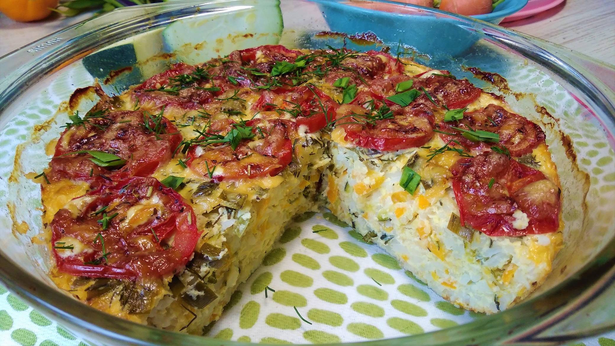 ЗАПЕКАНКА с Кабачками и рисом. ПП-Рецепт. смотреть онлайн