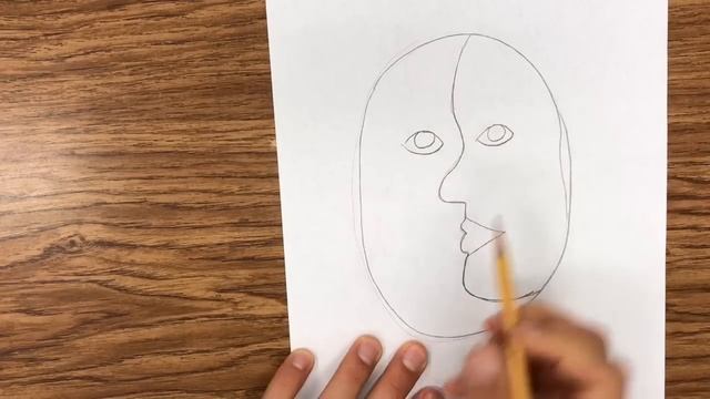 How to make a Picasso FACE - Easy diy Pablo Picasso Project for kids - draw faces - Mr. Schuette смотреть онлайн