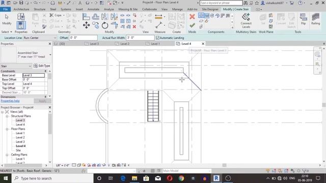 Autodesk Revit Beginners Tutorials Creating Floor Plan Part-4 смотреть онлайн