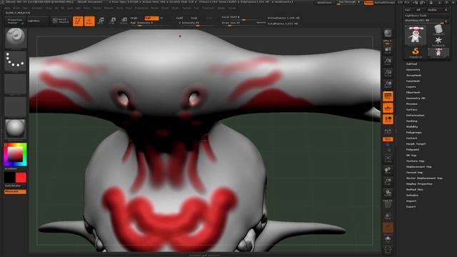 How to Start with ZBrush - PolyPaint Basics - Part 10 смотреть онлайн
