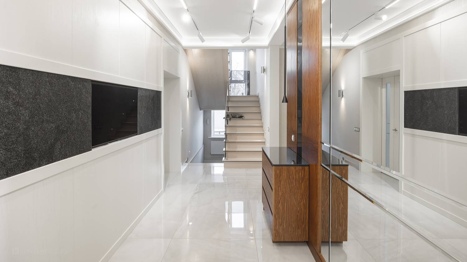 Дизайн интерьера современного дома. 280 м2.