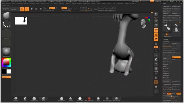 Calaverd3D -Moon Dragon- Zbrush Speed Sculpt смотреть онлайн