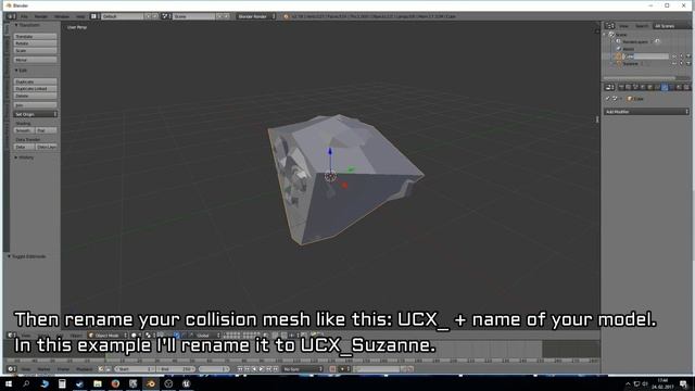 UE4 quick tutorial: Custom collision from Blender смотреть онлайн